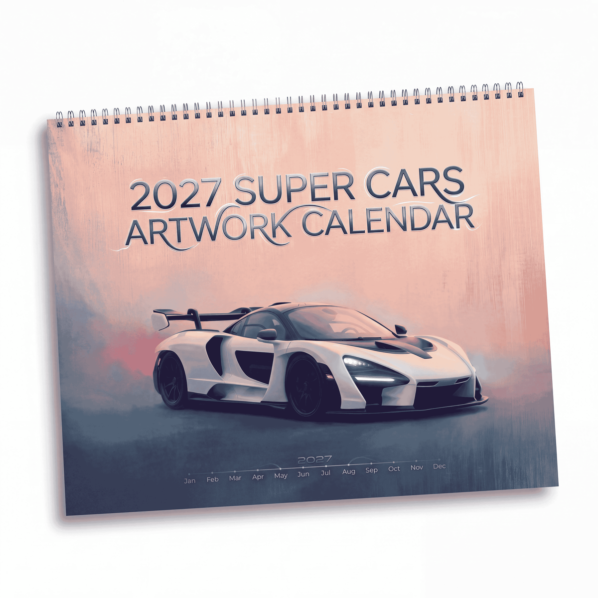 2027 Super Cars Artwork Calendar | Exotic Car Wall Calendar