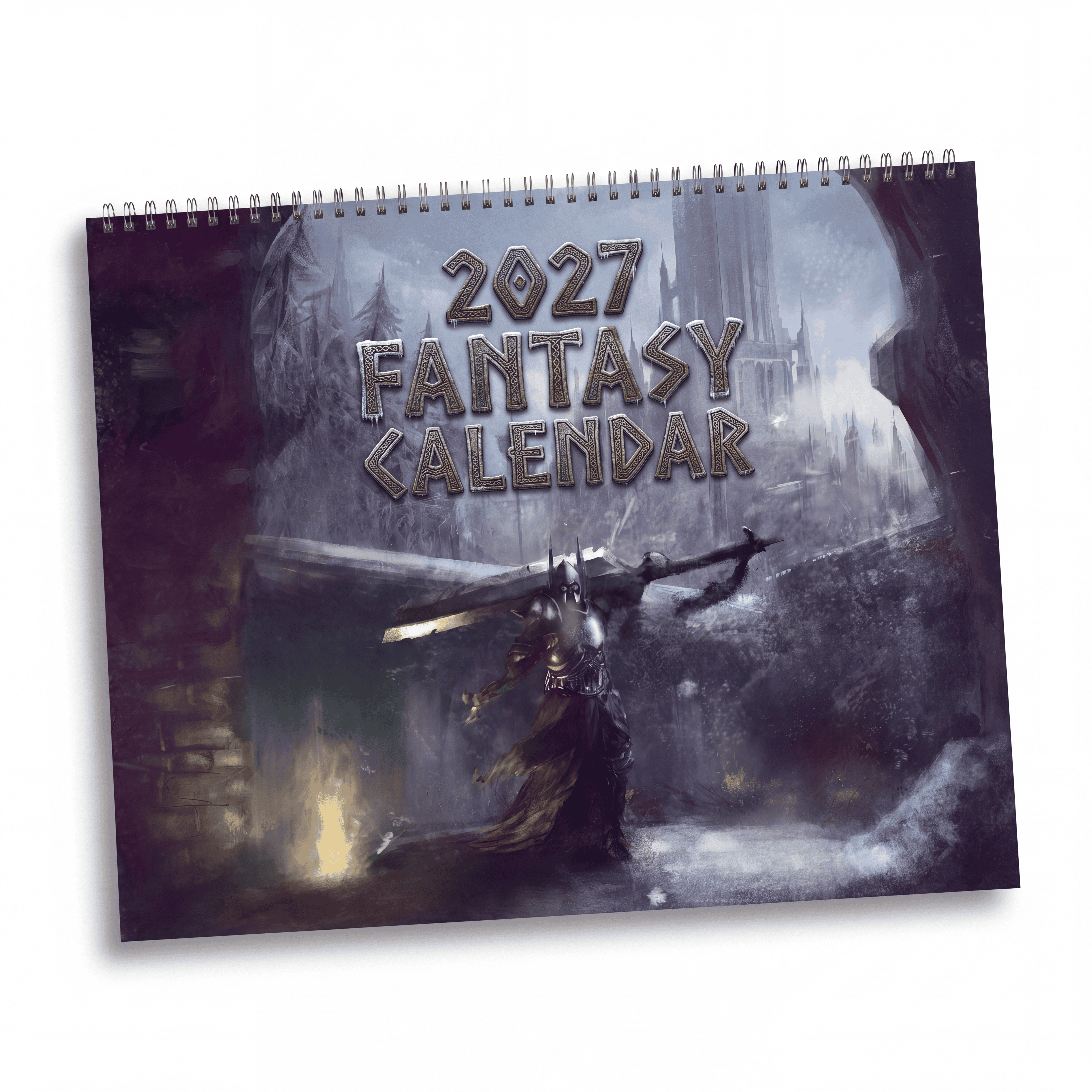 2027 Fantasy Artwork Wall Calendar – Magical Worlds, Dreamlike Scenes & Imaginative Art Collection