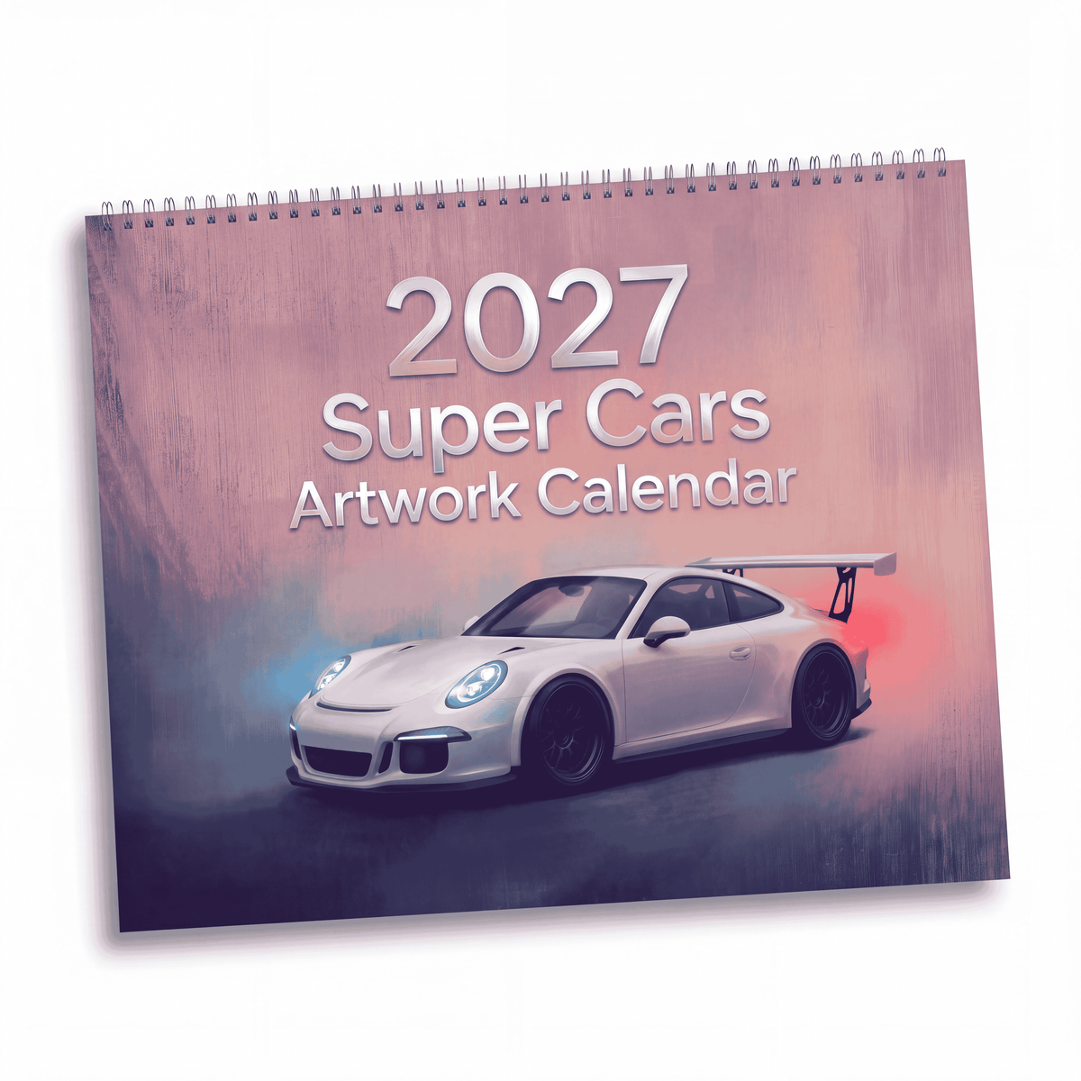 2027 Super Cars Artwork Calendar | Exotic Sports Car Wall Calendar