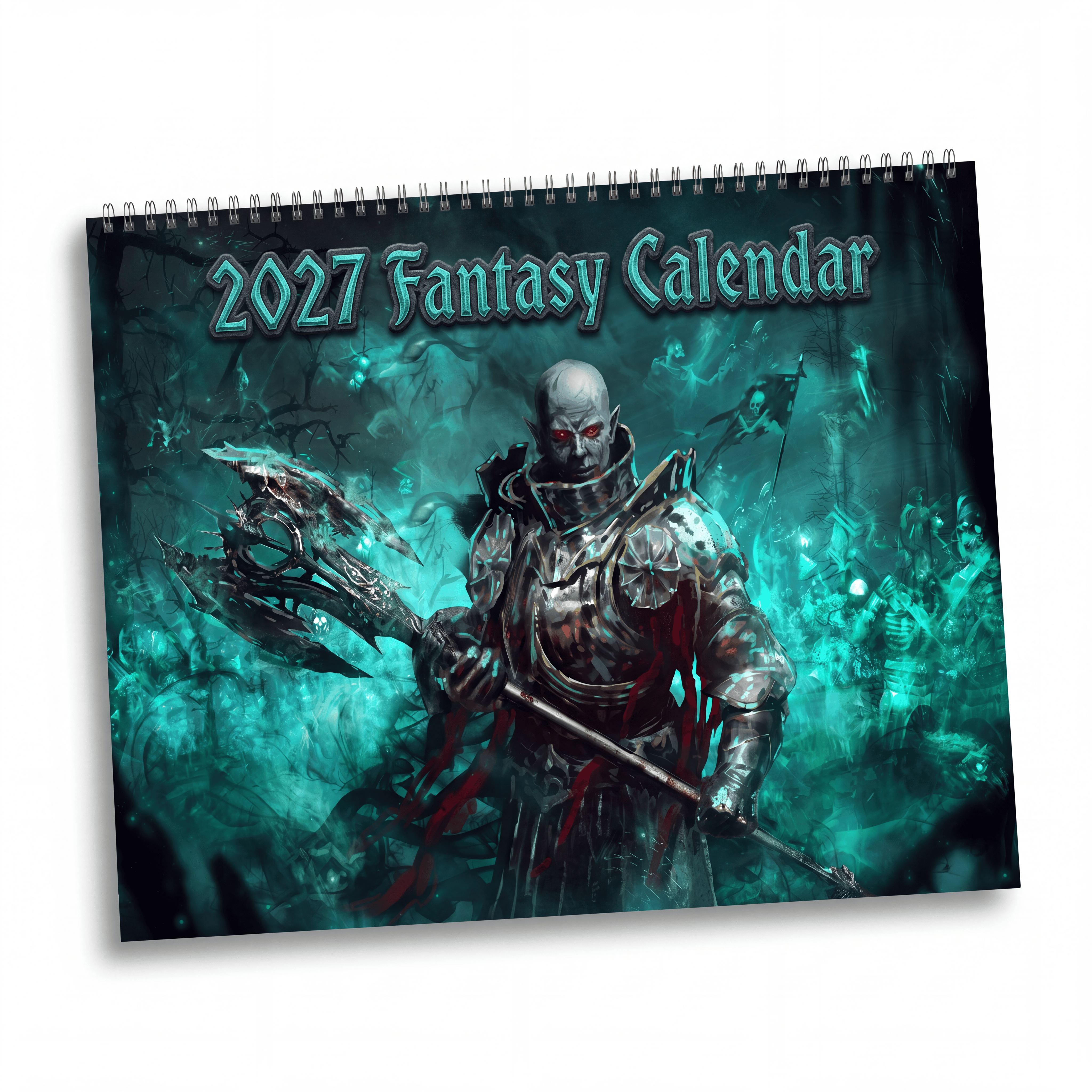 2027 Fantasy Wall Calendar – Epic Character Art, Magical Landscapes & Dreamlike Worlds