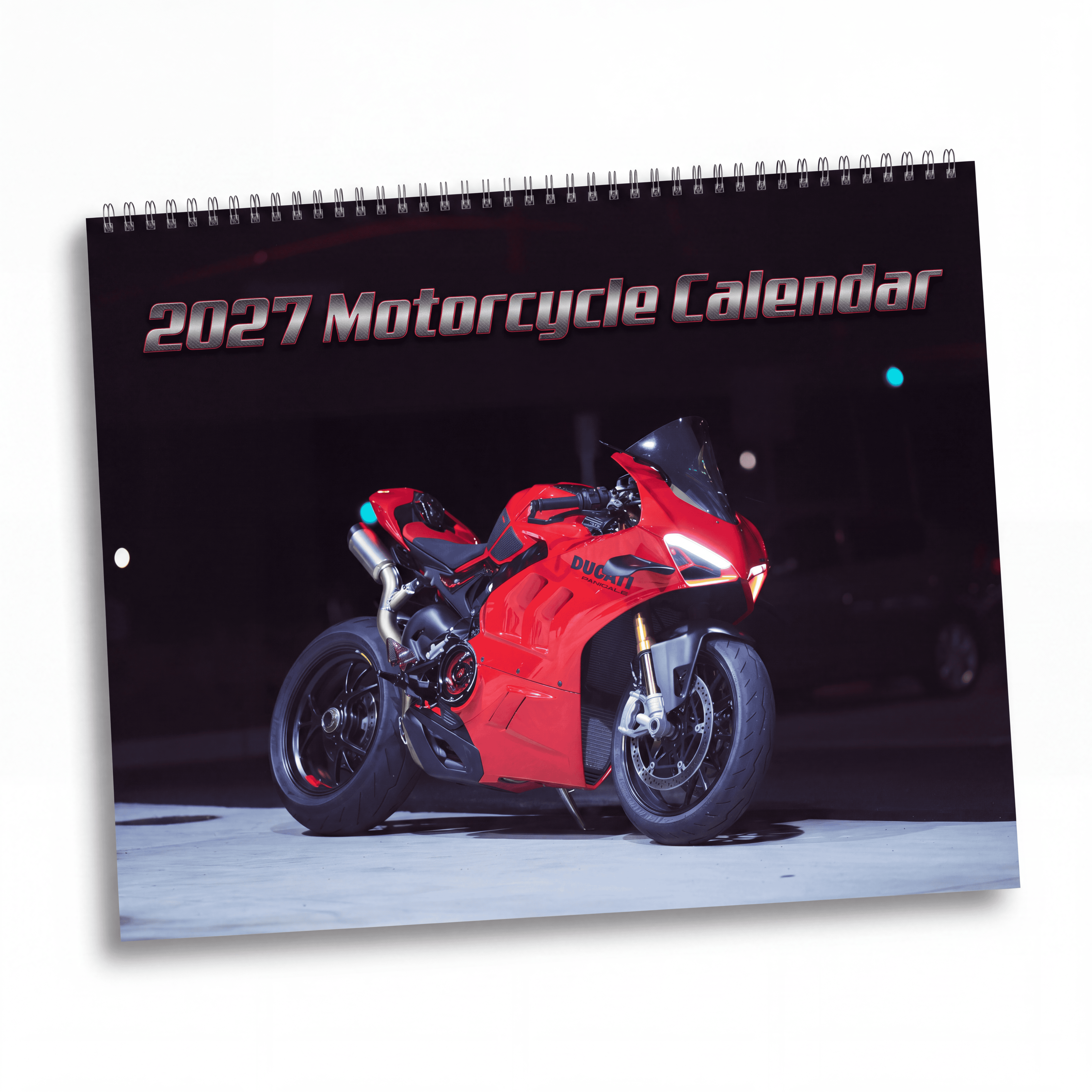 2027 Motorcycle Wall Calendar – Supersport Motorcycles, Sportbikes & High Performance Bike Artwork Collection