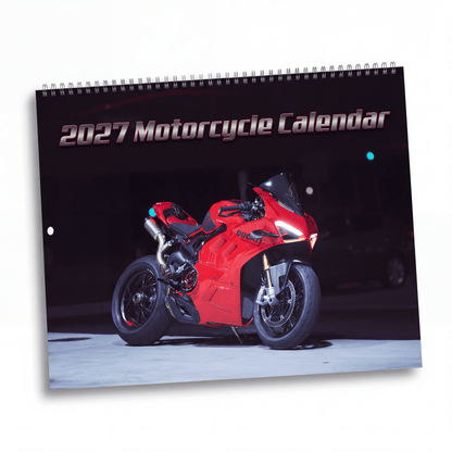 2027 Motorcycle Wall Calendar – Supersport Motorcycles, Sportbikes & High Performance Bike Artwork Collection