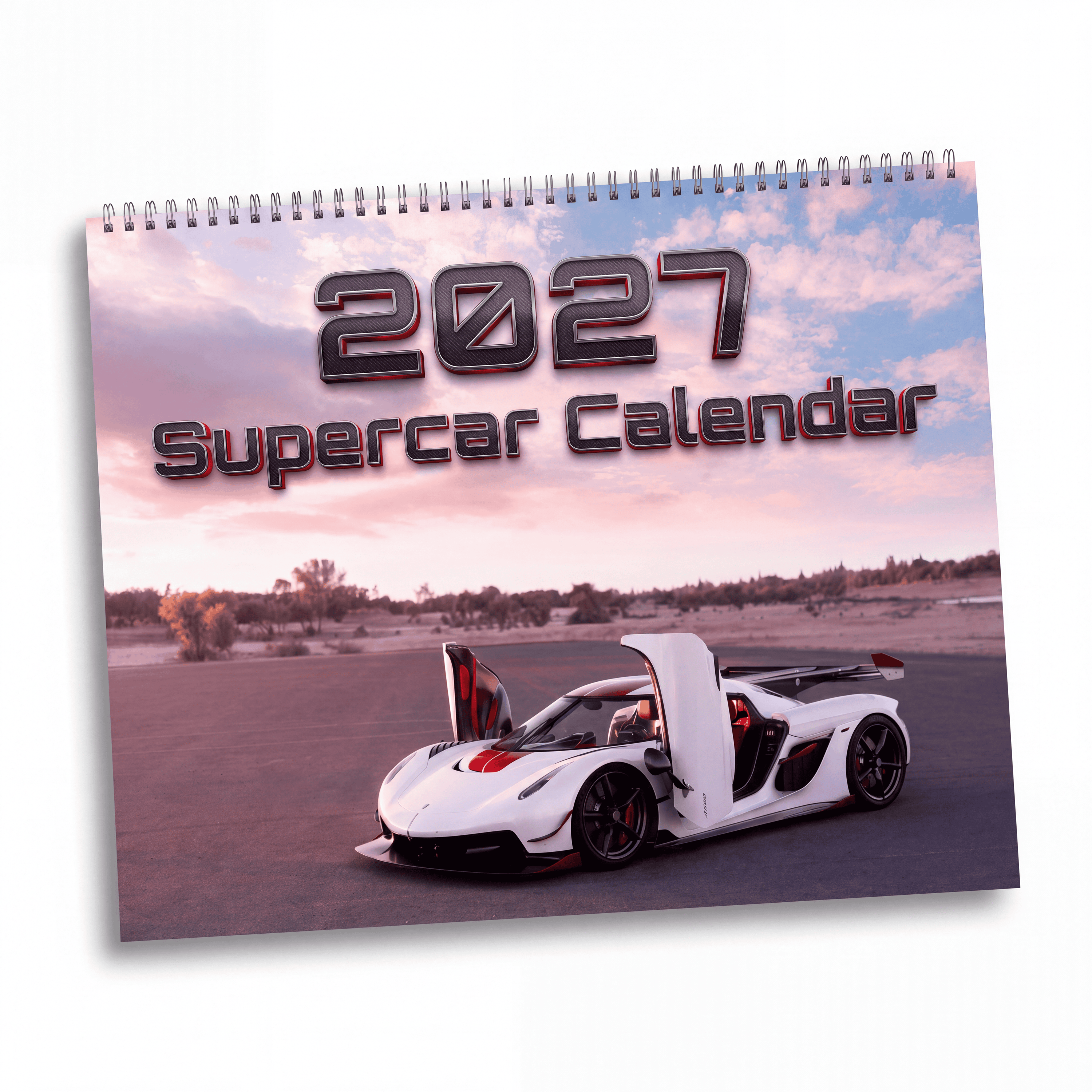 2027 Supercar Wall Calendar – Exotic Performance Cars, Luxury Sports Cars & Automotive Artwork Collection