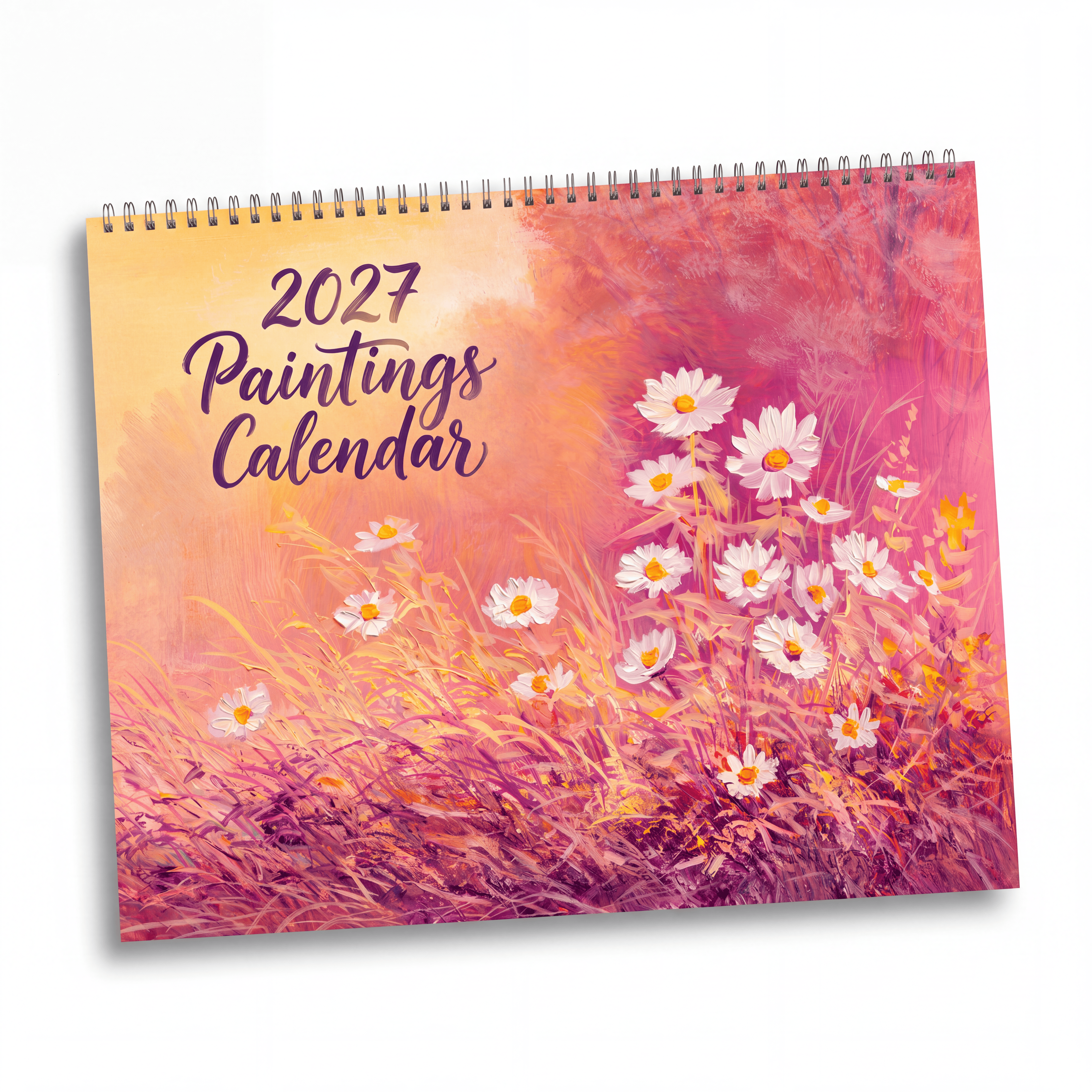 2027 Painting Artwork Wall Calendar – Colorful Artistic Designs & Beautiful Painted Art Collection