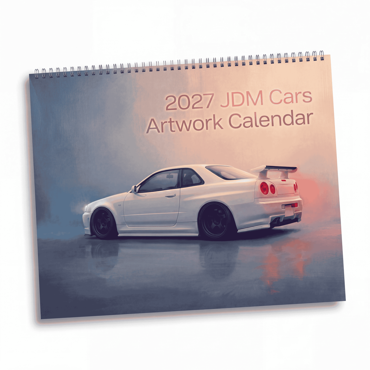 2027 JDM Cars Artwork Calendar | Japanese Sports Car Wall Calendar