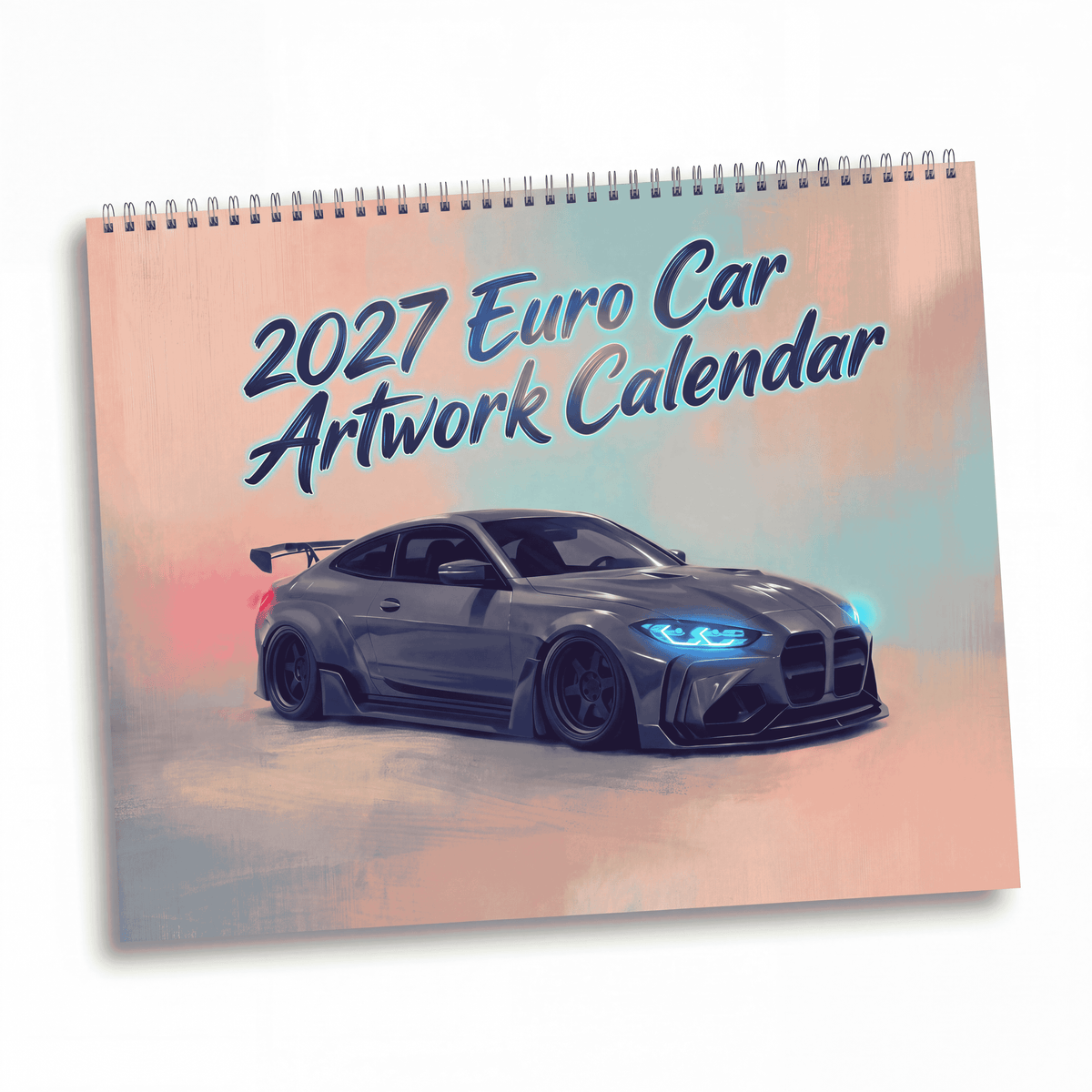 2027 Euro Car Artwork Calendar | European Sports Car Wall Calendar