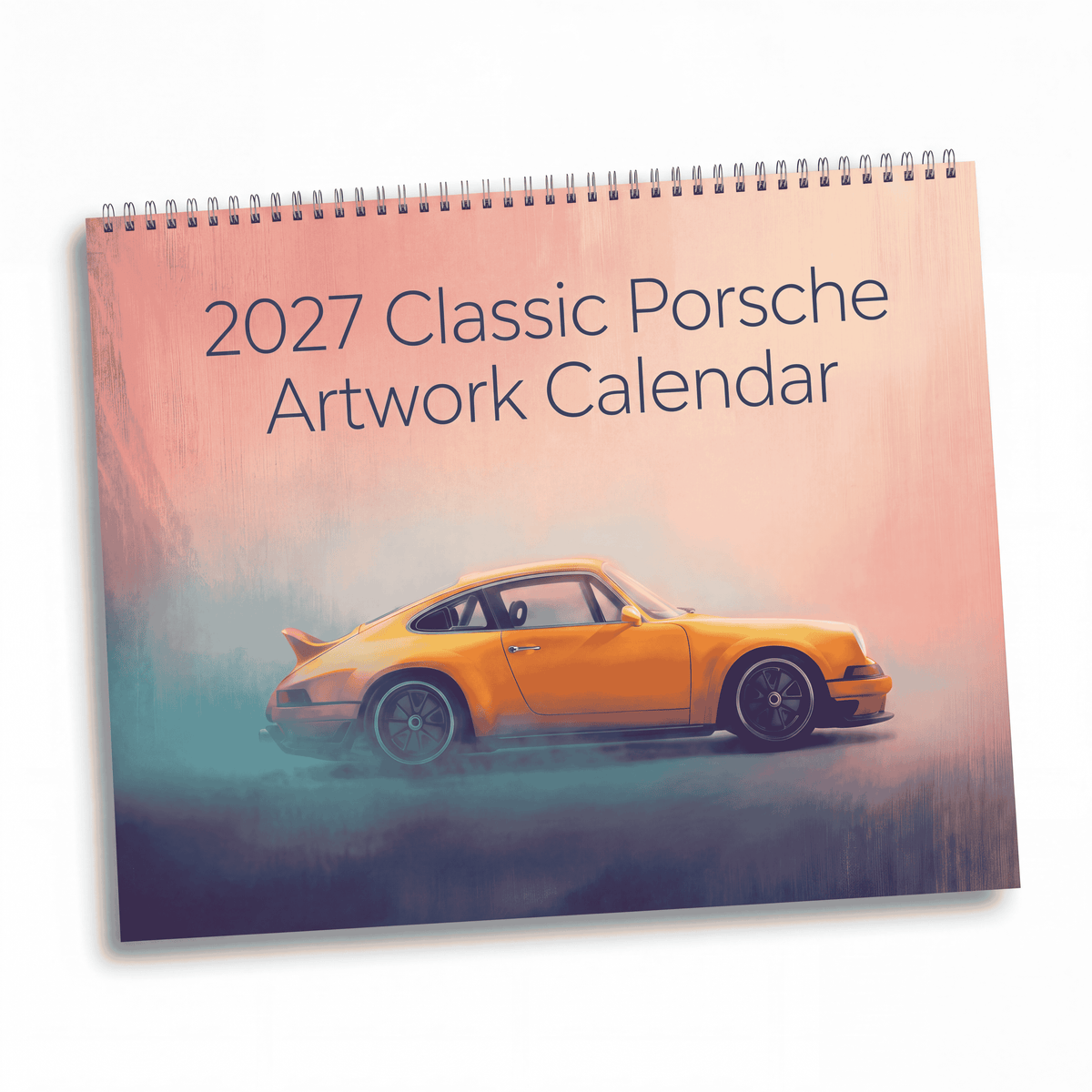 2027 Classic Porsche Inspired Artwork Calendar | Porsche 911 Inspired Wall Calendar