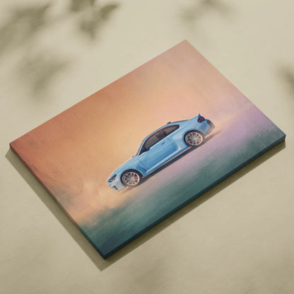 BMW M2 Inspired Automotive Wall Art, High Performance German Coupe Canvas Print