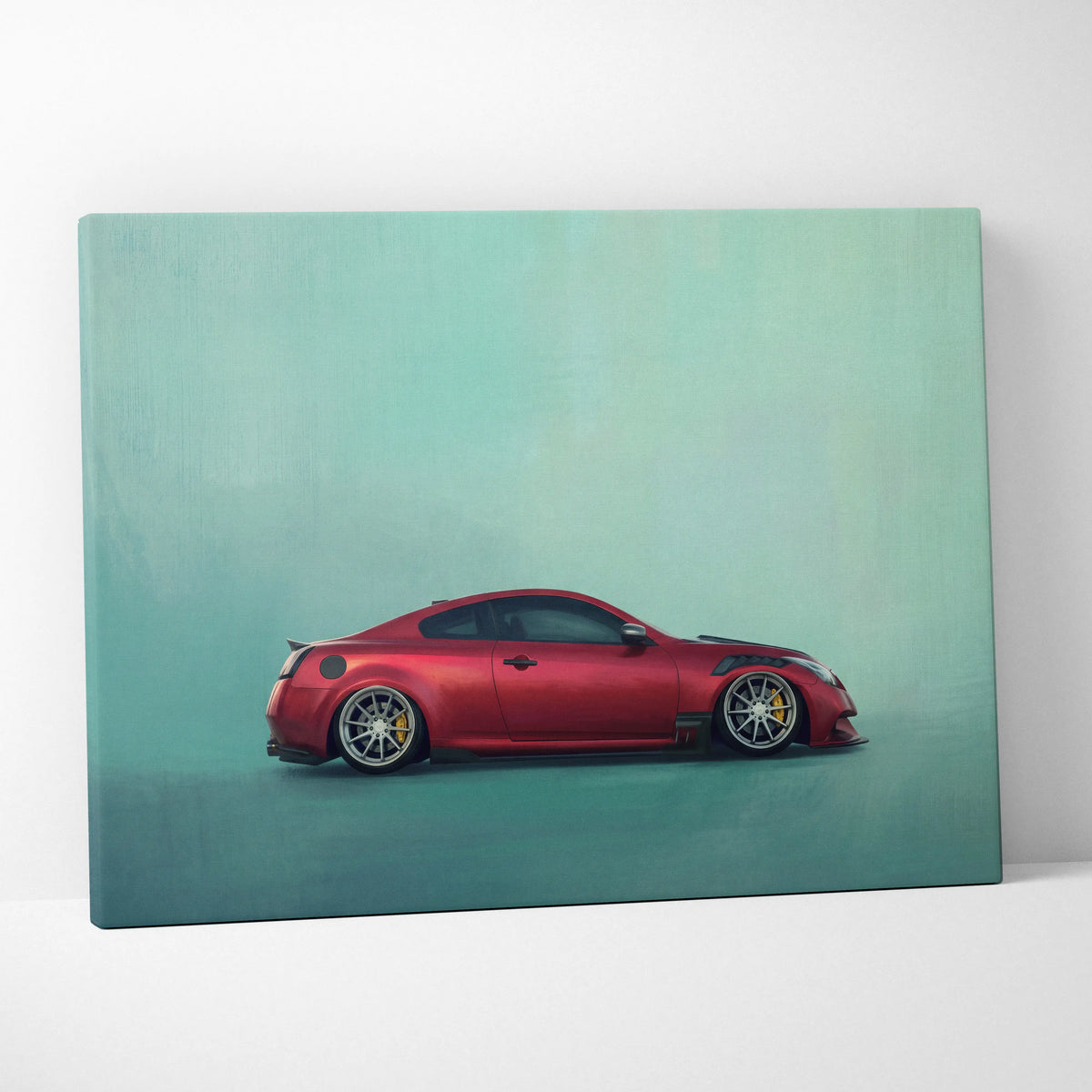 Infiniti G37 Inspired Car Wall Art, Luxury Coupe Canvas Print for Office Decor