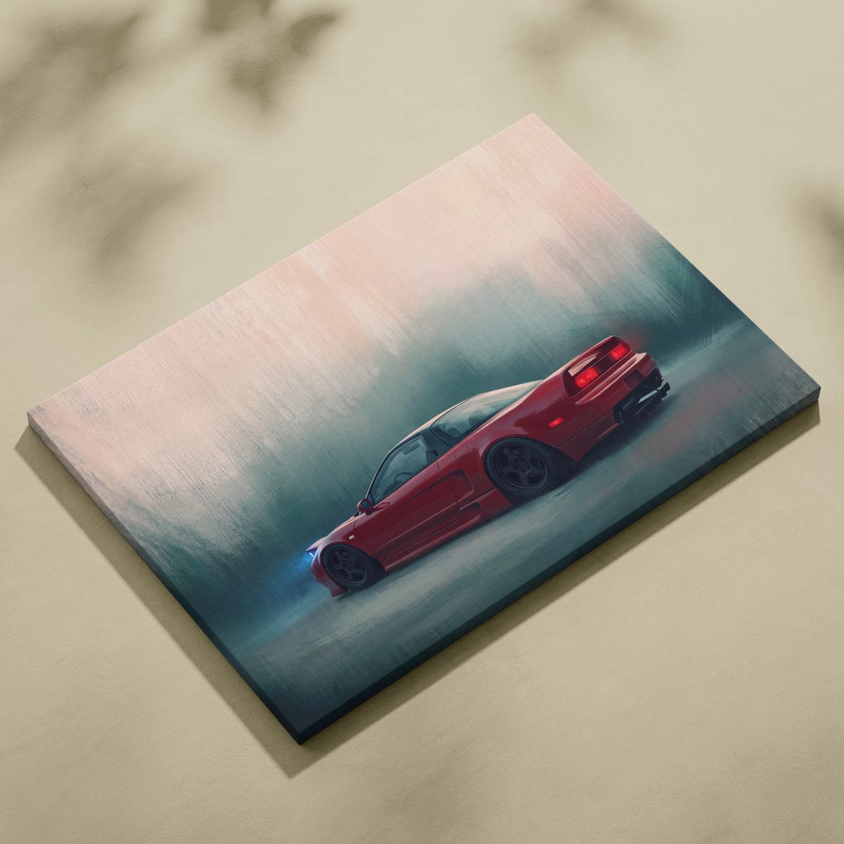 Honda NSX Inspired Automotive Wall Art - JDM Performance Vehicle Painting for Home