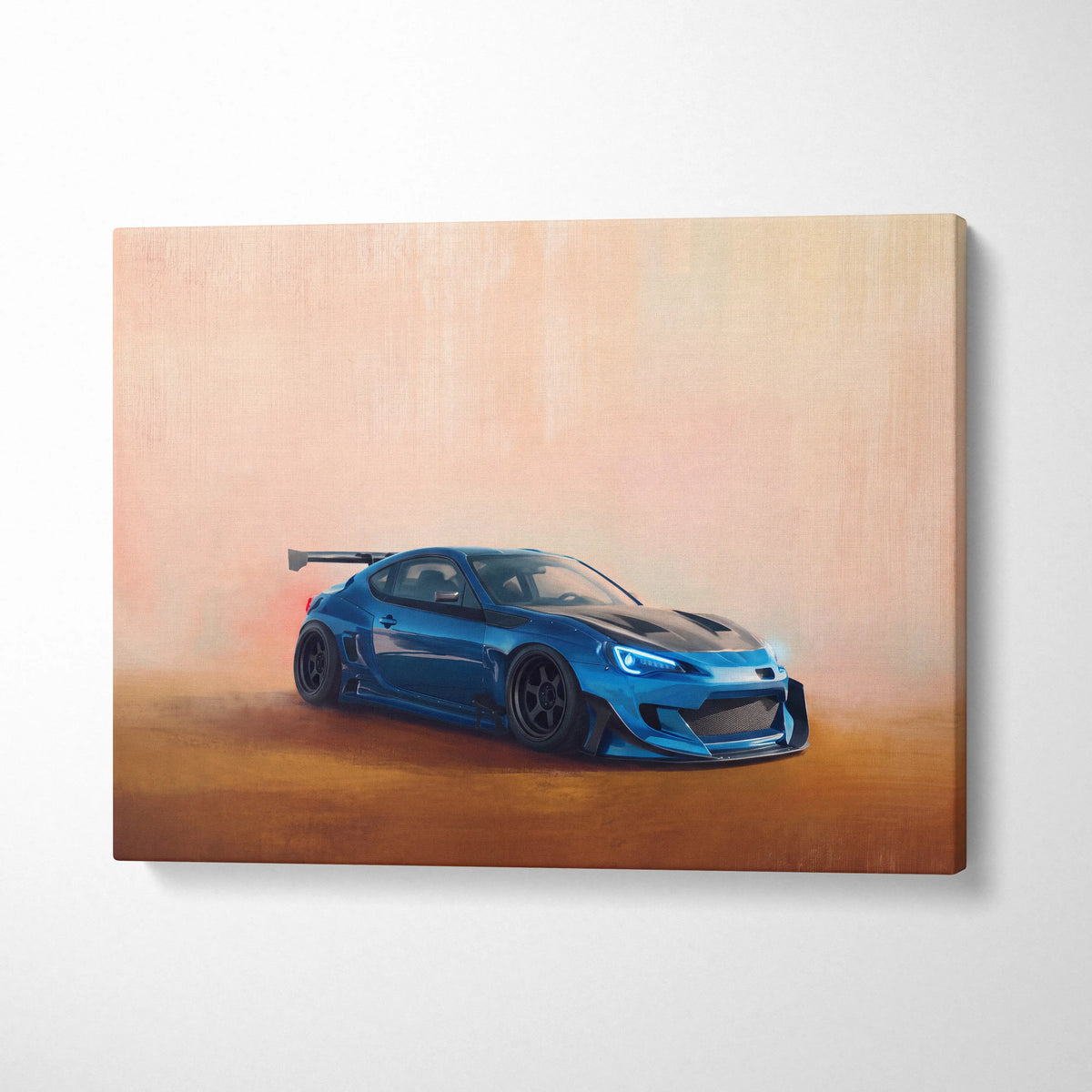 Subaru BRZ Inspired Car Wall Art - Widebody Performance Vehicle Canvas Print