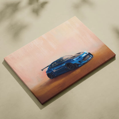 Subaru BRZ Inspired Car Wall Art - Widebody Performance Vehicle Canvas Print