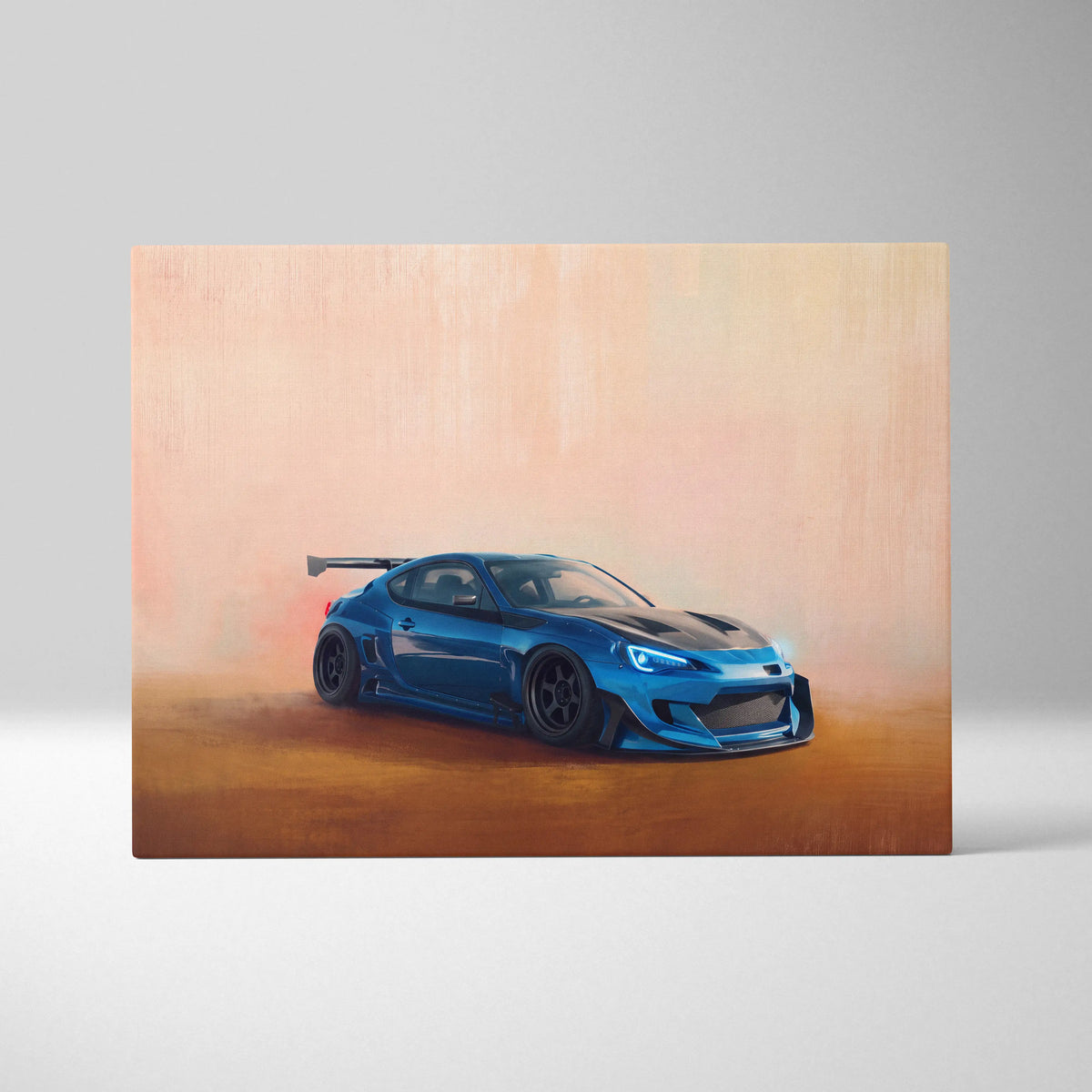 Subaru BRZ Inspired Car Wall Art - Widebody Performance Vehicle Canvas Print