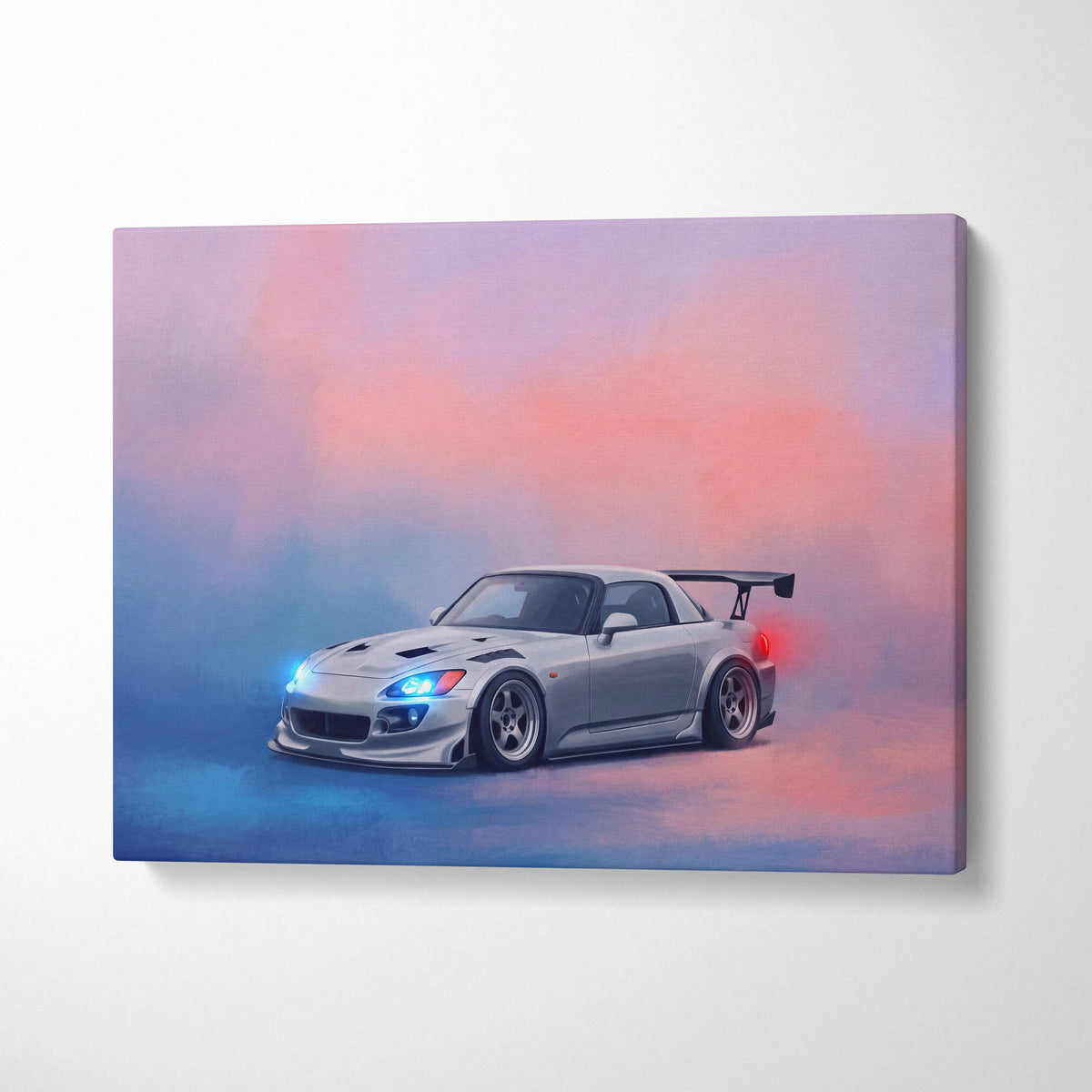 Honda S2000 Inspired Canvas Art - Widebody JDM Performance Vehicle Wall Decor and Display