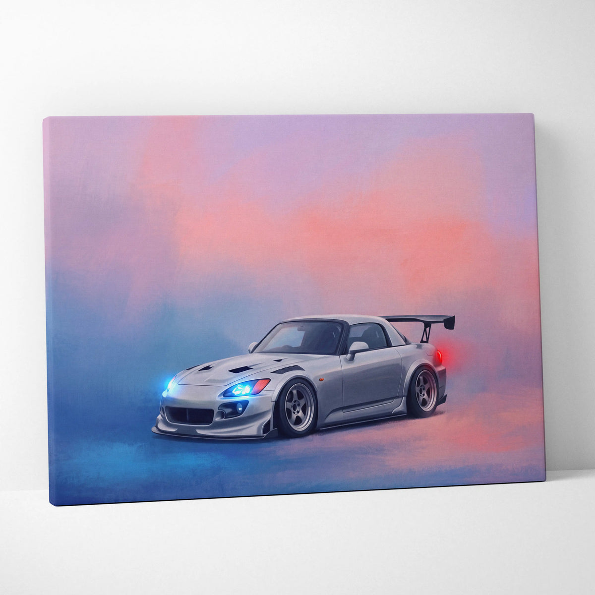 Honda S2000 Inspired Canvas Art - Widebody JDM Performance Vehicle Wall Decor and Display