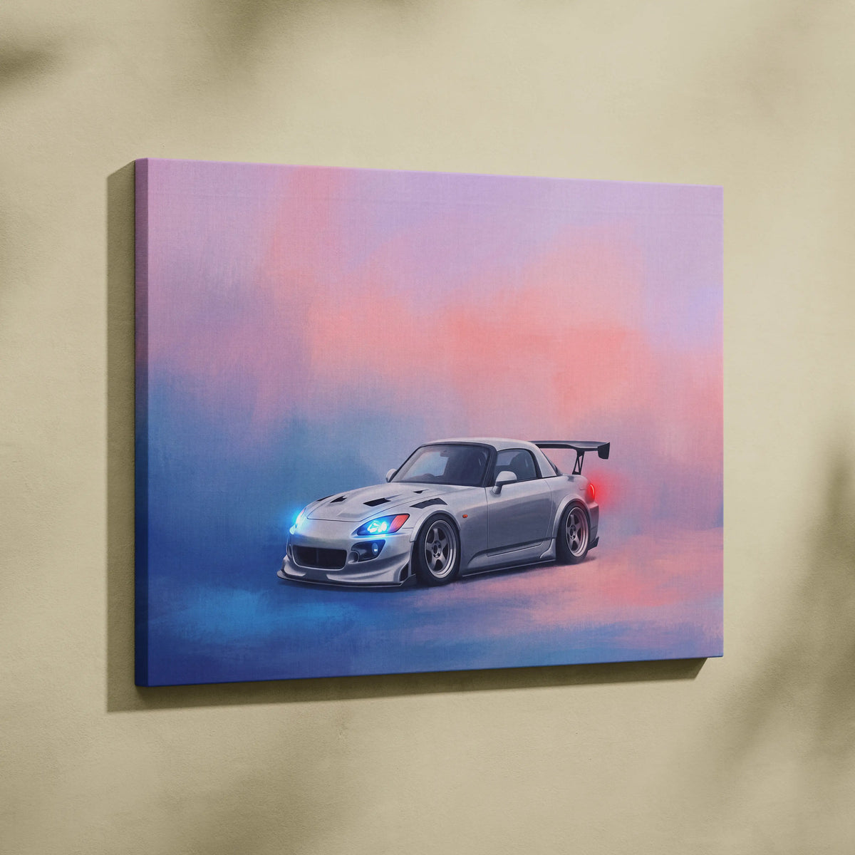 Honda S2000 Inspired Canvas Art - Widebody JDM Performance Vehicle Wall Decor and Display