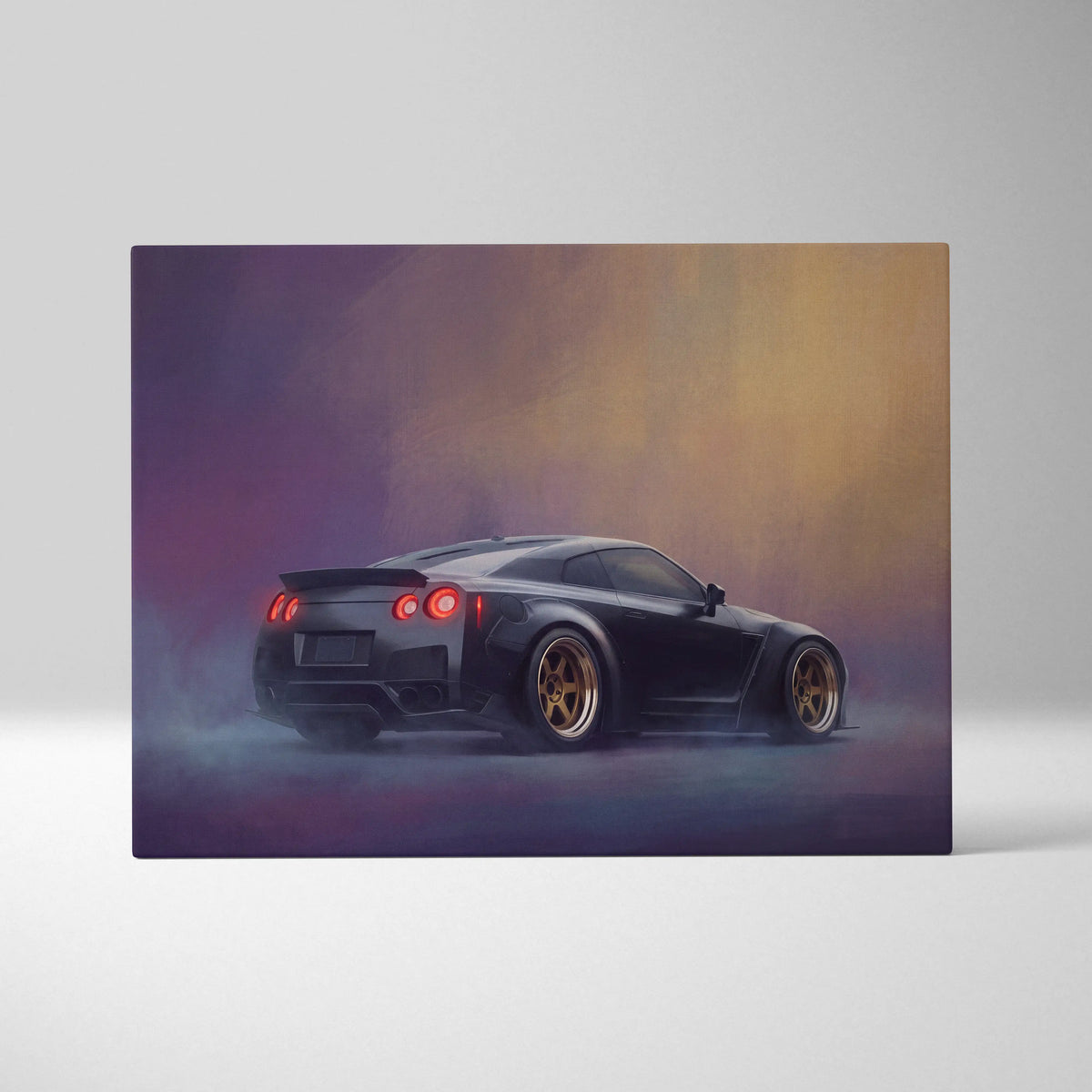 Nissan GT-R Inspired Canvas Art - Widebody JDM Performance Supercar Wall Decor and Display