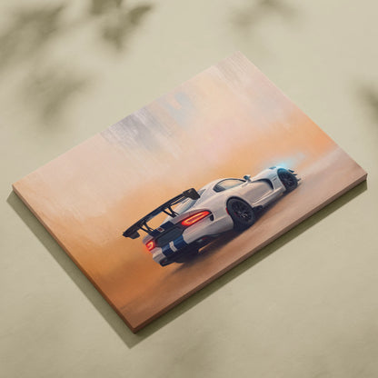 Dodge Viper SRT ACR Inspired Supercar Canvas Art - Custom Car Wall Art Print