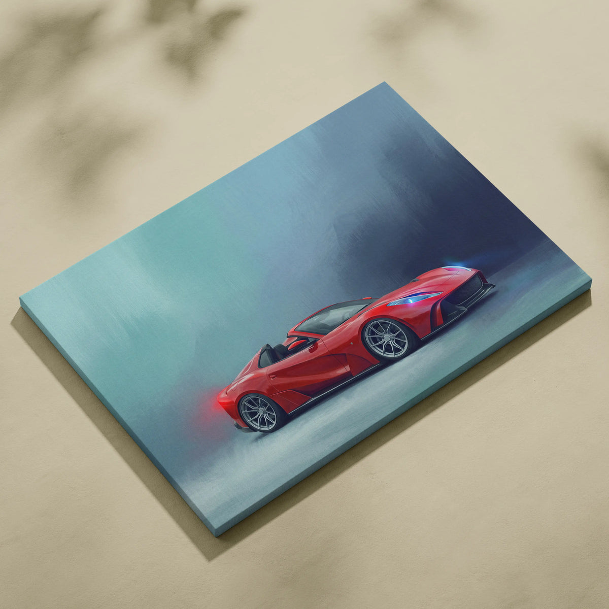Ferrari 812 GTS Inspired Canvas Art - Premium Automotive Wall Decor
