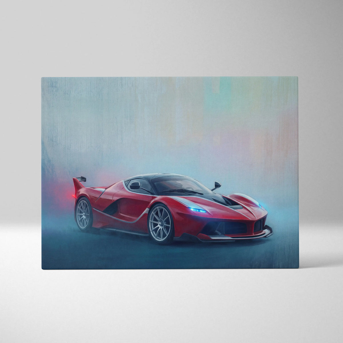 Ferrari FXX K Inspired Canvas Art - Premium Automotive Wall Decor