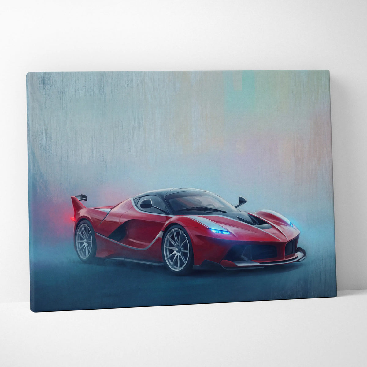 Ferrari FXX K Inspired Canvas Art - Premium Automotive Wall Decor