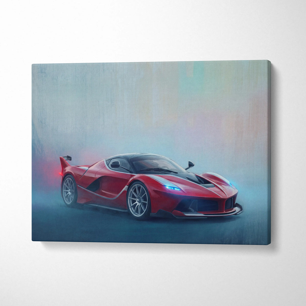 Ferrari FXX K Inspired Canvas Art - Premium Automotive Wall Decor