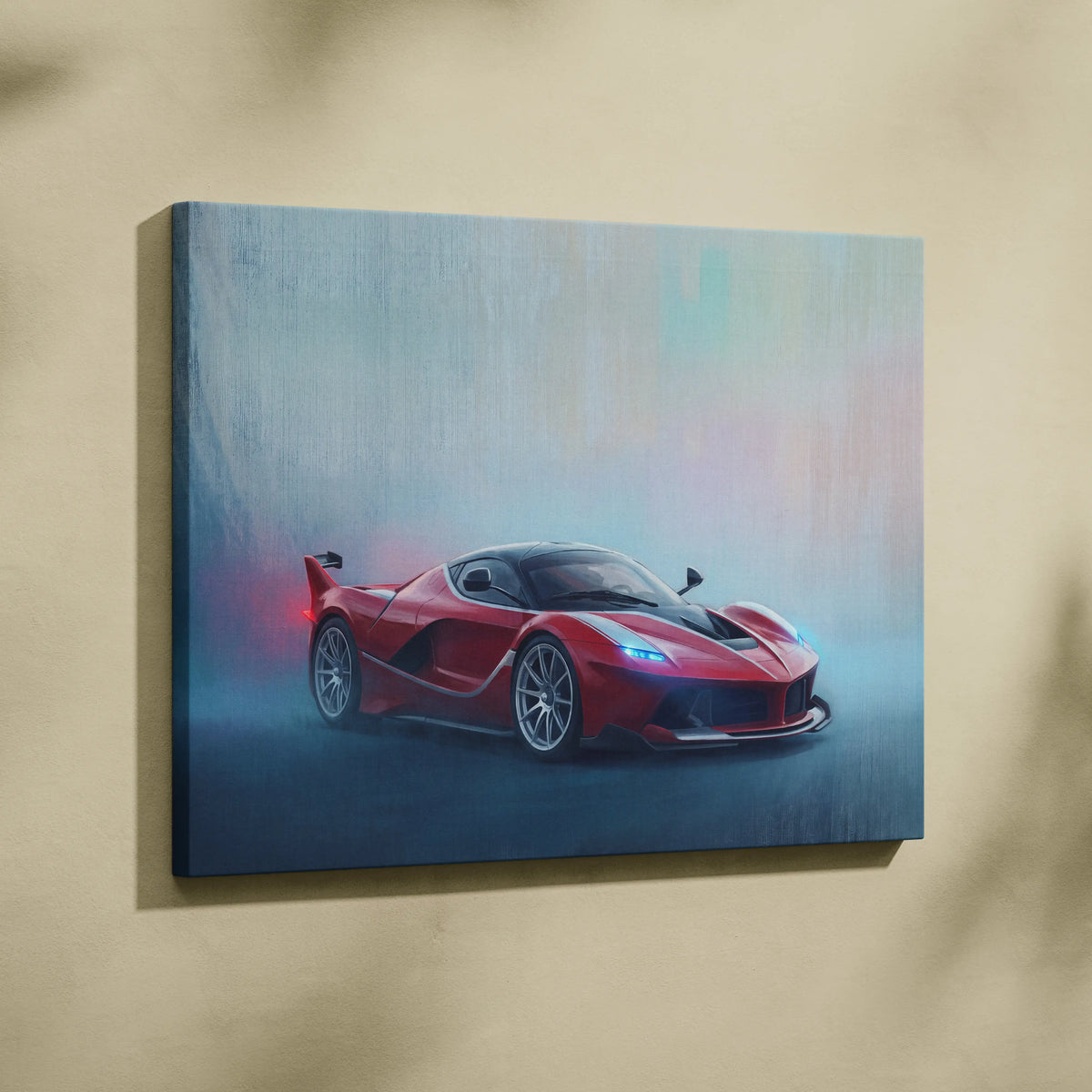 Ferrari FXX K Inspired Canvas Art - Premium Automotive Wall Decor
