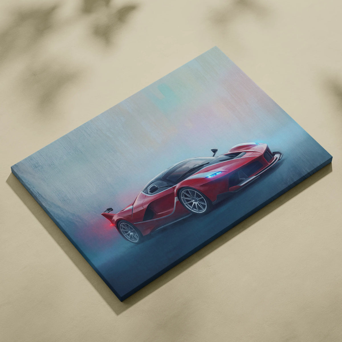 Ferrari FXX K Inspired Canvas Art - Premium Automotive Wall Decor