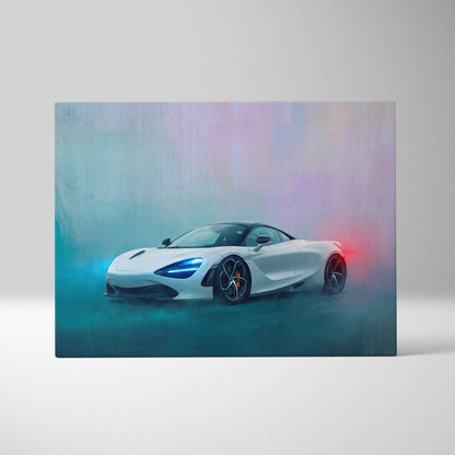 McLaren 720S Inspired Canvas Art - Premium Automotive Wall Decor