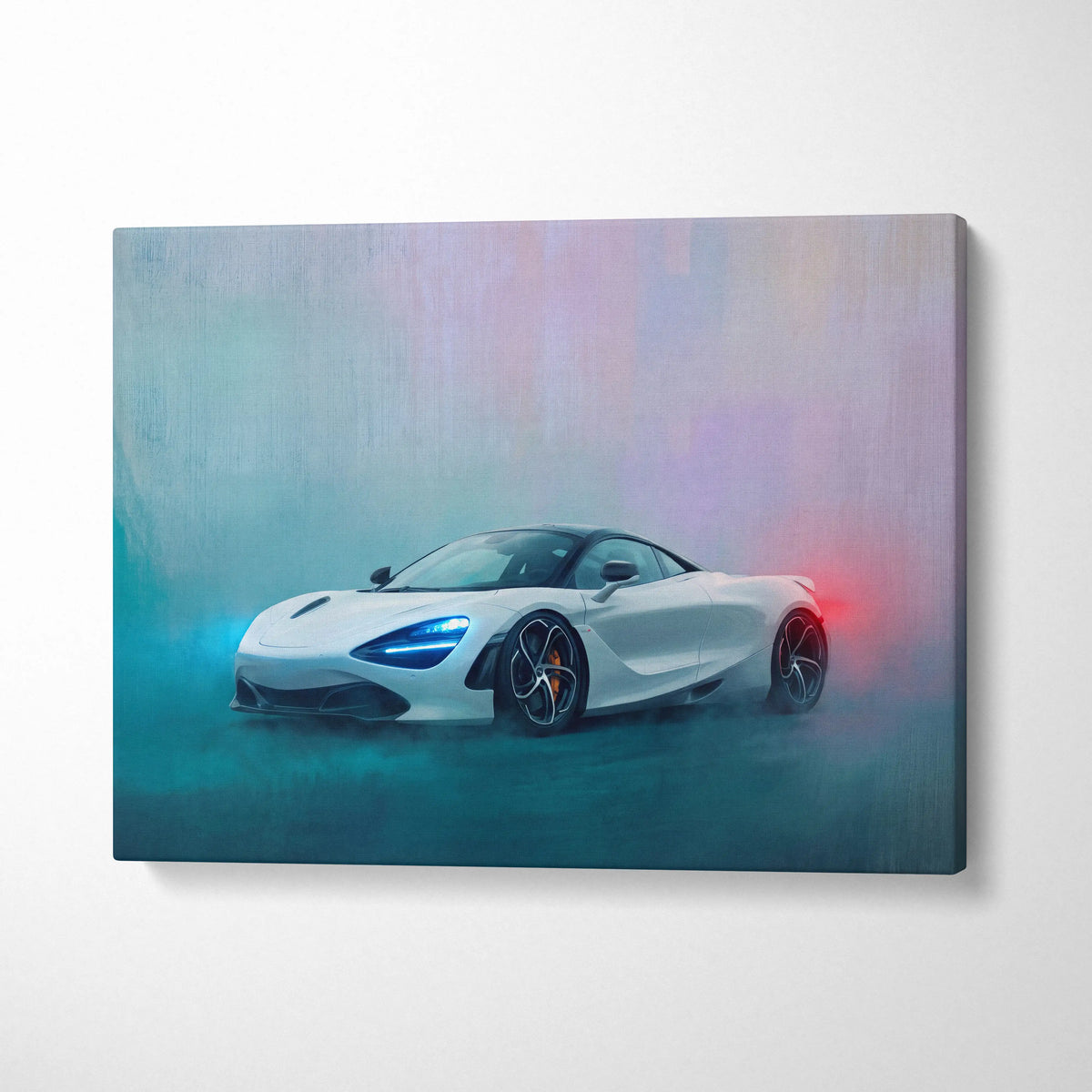 McLaren 720S Inspired Canvas Art - Premium Automotive Wall Decor