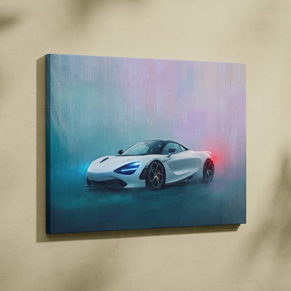 McLaren 720S Inspired Canvas Art - Premium Automotive Wall Decor