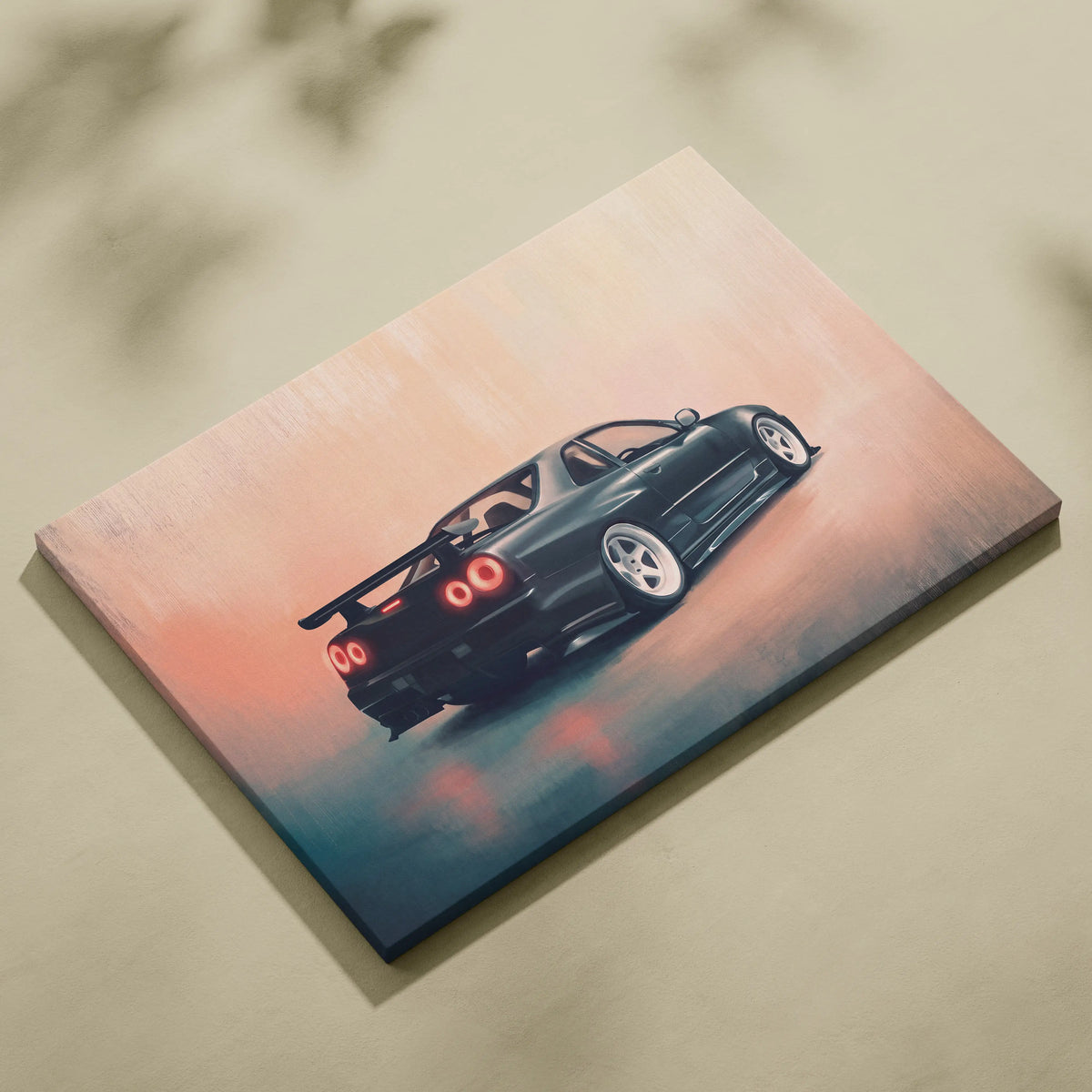 Nissan Skyline GT-R Inspired Canvas Art - JDM Performance Vehicle Wall Decor and Display