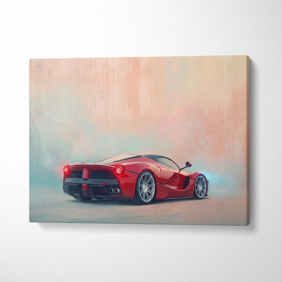 Ferrari LaFerrari Inspired Automotive Wall Art - Luxury Supercar Canvas Print