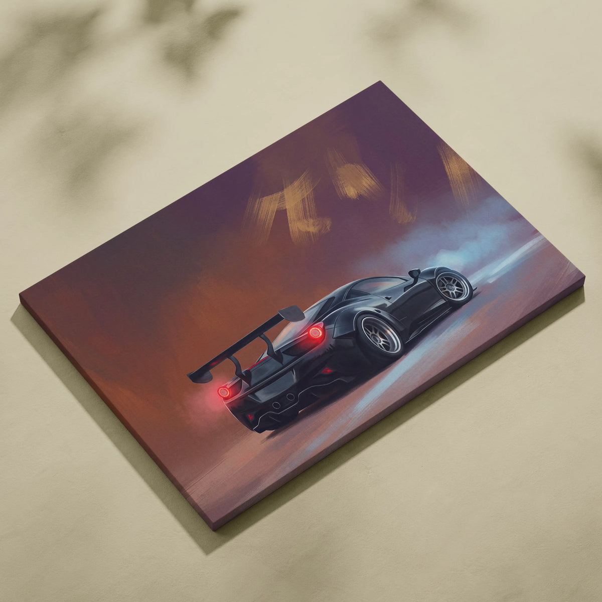 Ferrari 458 Italia Inspired Canvas Art - Premium Automotive Wall Decor