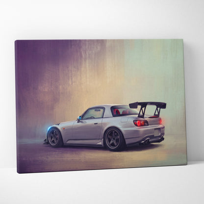 Honda S2000 Inspired Car Wall Art - Widebody Roadster Vehicle Canvas Print