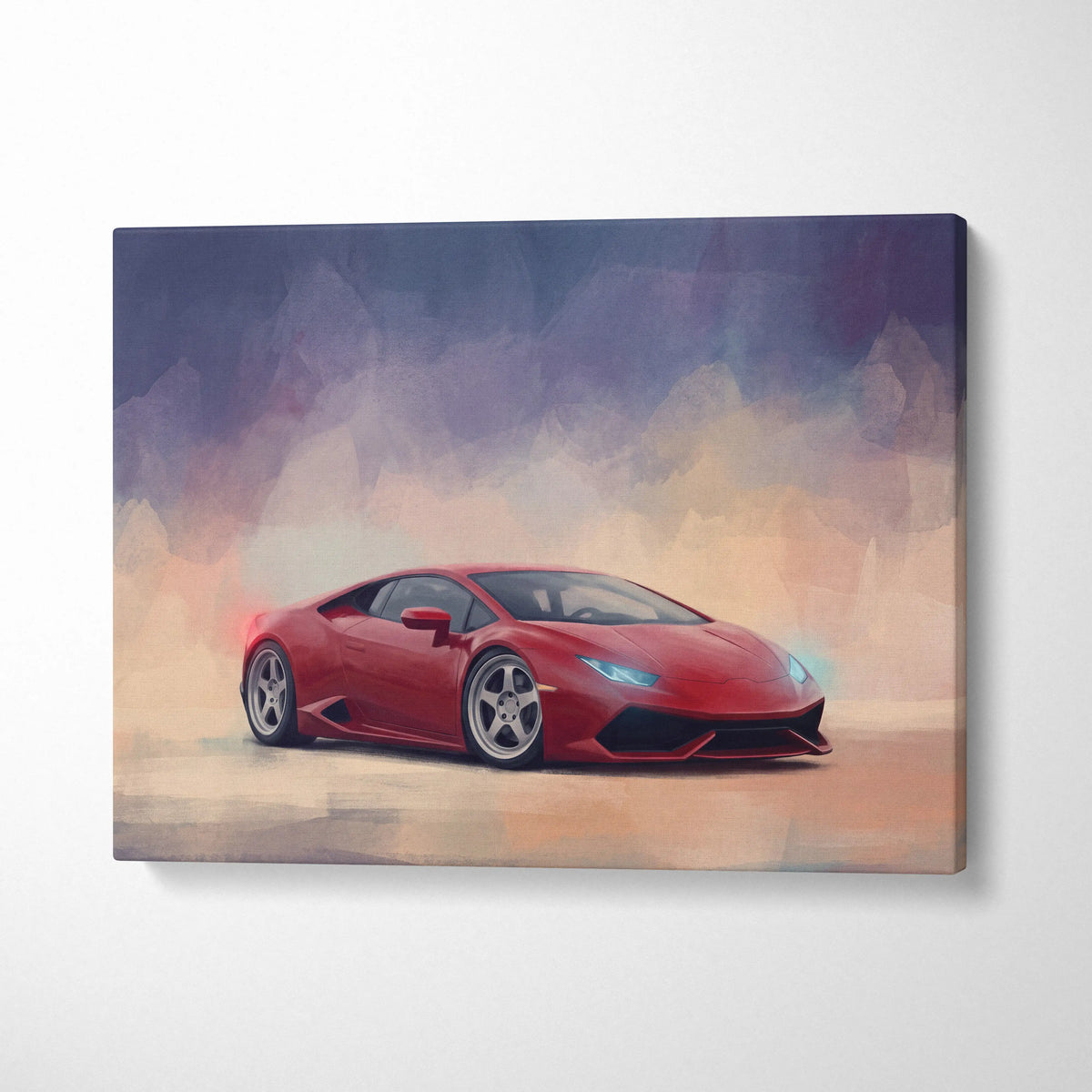 Lamborghini Huracán Inspired Canvas Art - Premium Automotive Wall Decor