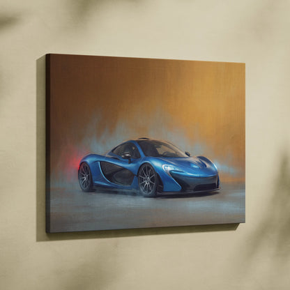 McLaren P1 Inspired Canvas Art - Premium Automotive Wall Decor