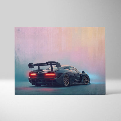 McLaren Senna Inspired Car Wall Art - Track Edition Canvas Painting Print