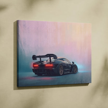 McLaren Senna Inspired Car Wall Art - Track Edition Canvas Painting Print
