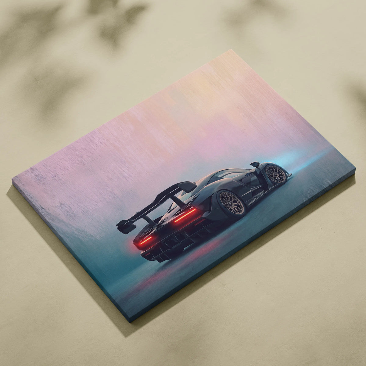 McLaren Senna Inspired Car Wall Art - Track Edition Canvas Painting Print