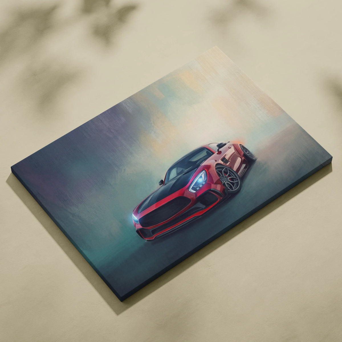 Mercedes-AMG GT Coupe Inspired Canvas Art - Premium Automotive Wall Decor