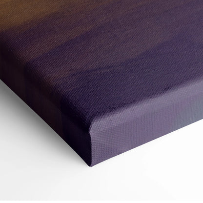 Purple canvas wall art with textured woven surface and gradient inspired by porsche 911 classic sports car