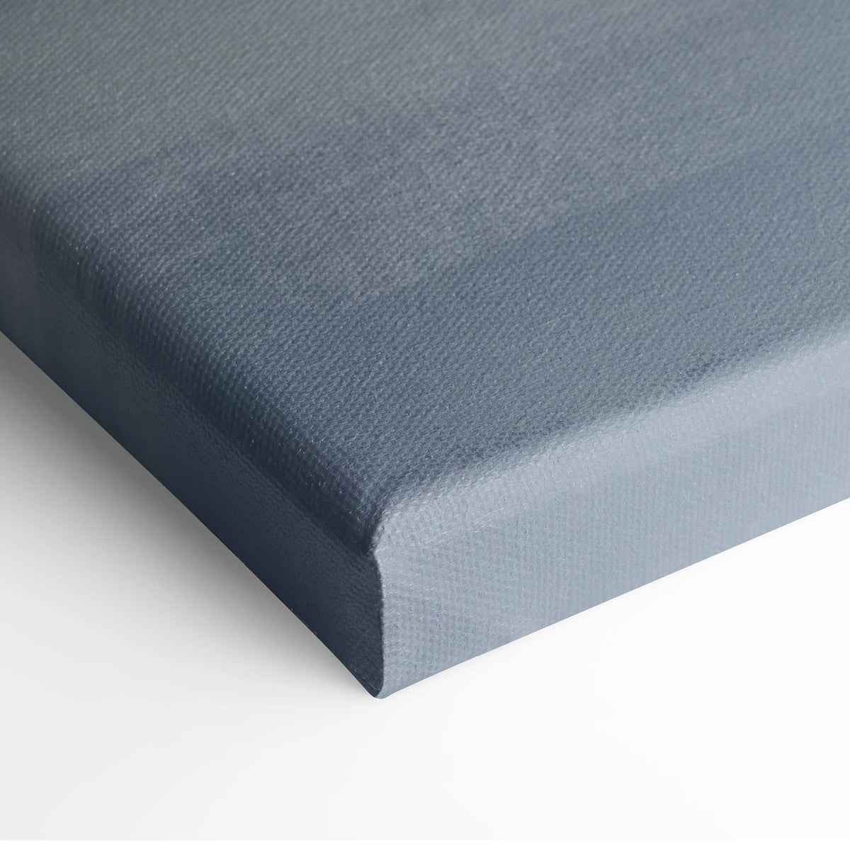 Gray canvas wall art of ferrari f355 inspired sports car with textured woven surface and slightly raised edges