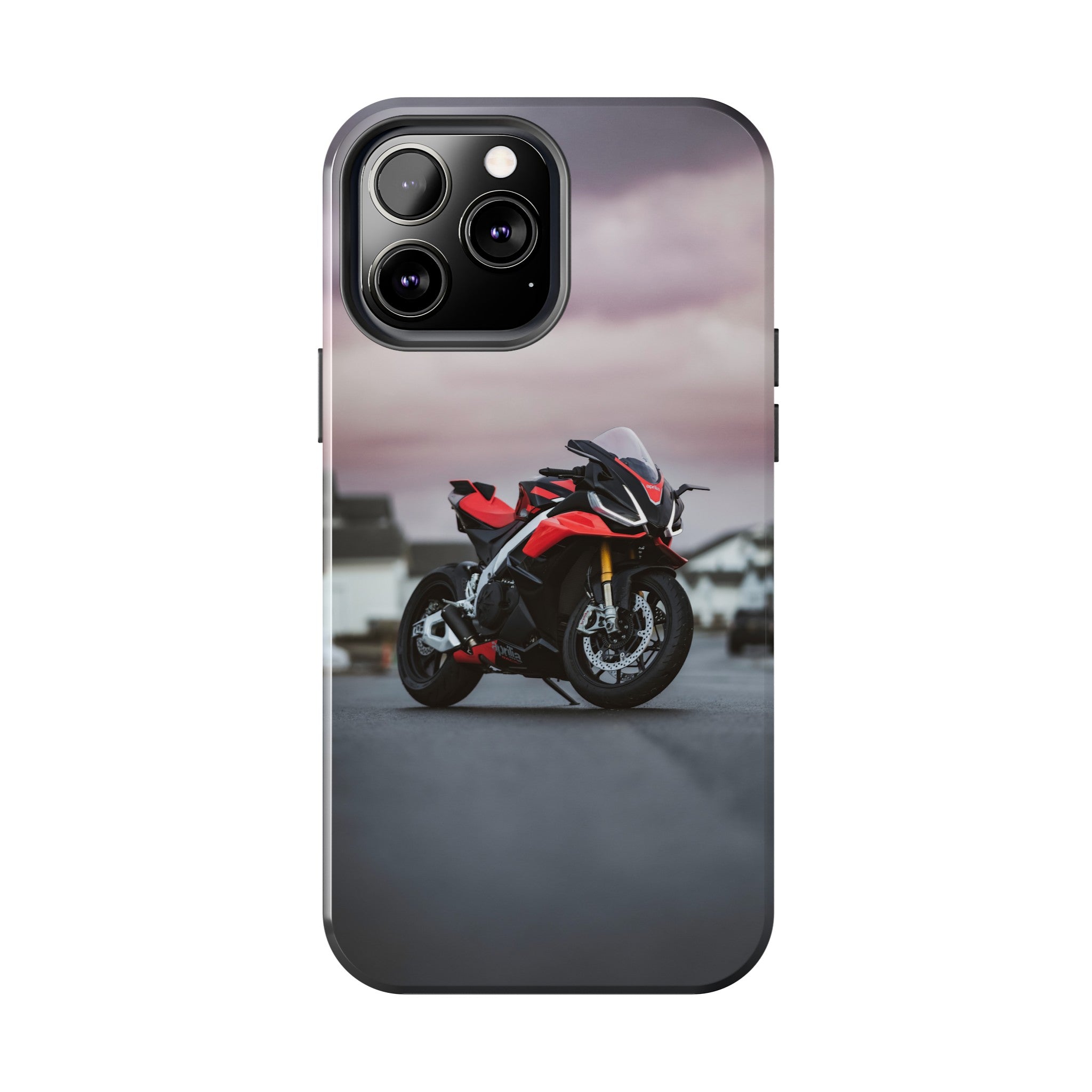 Aprilia RSV4 1100 Factory Motorcycle iPhone Case and Galaxy Phone Case #004 - Throttle Designs