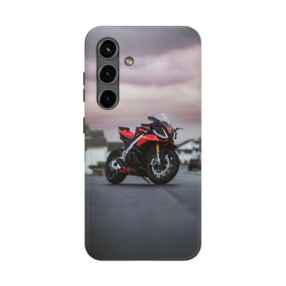 Aprilia RSV4 1100 Factory Motorcycle iPhone Case and Galaxy Phone Case #004 - Throttle Designs