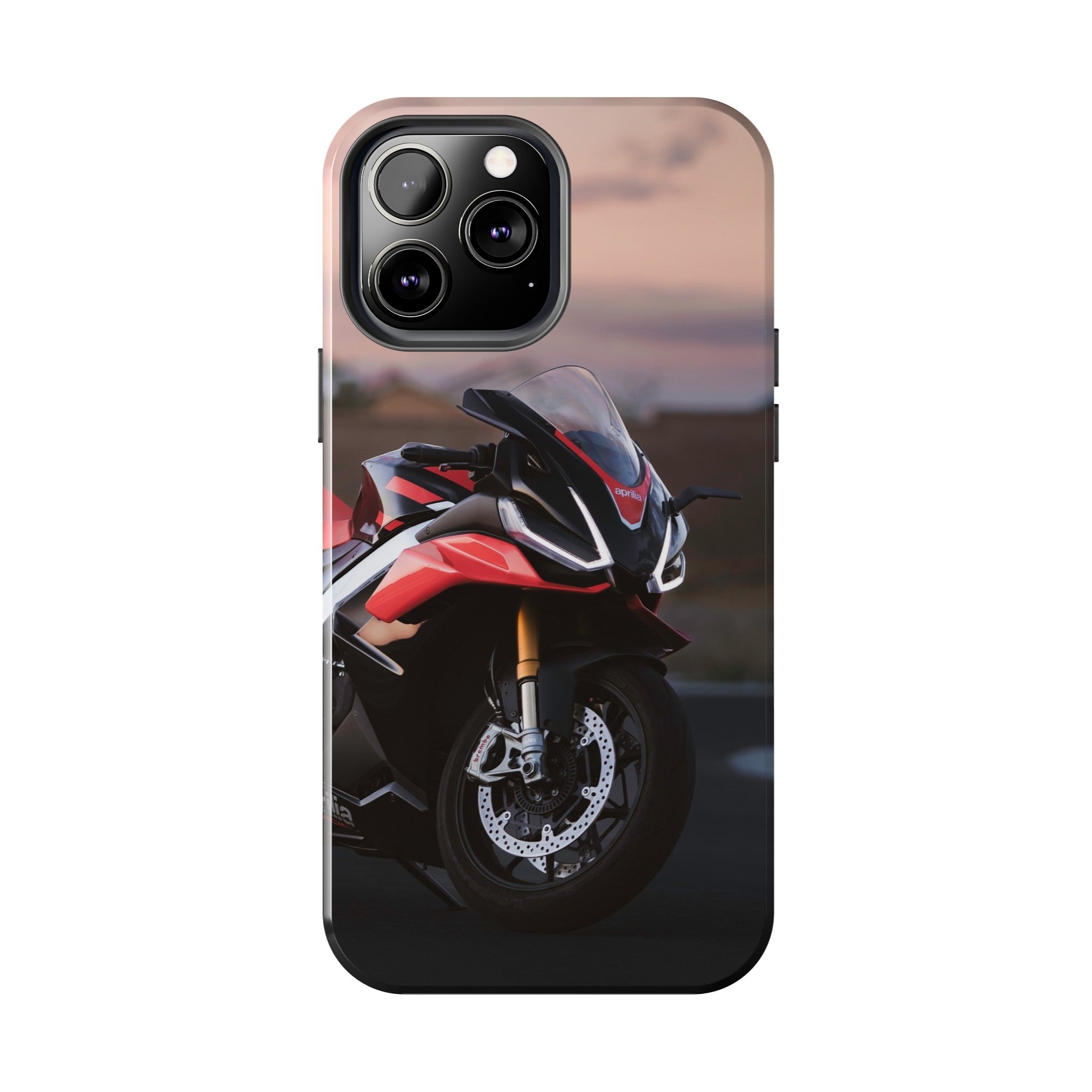 Aprilia RSV4 1100 Factory Motorcycle iPhone Case and Galaxy Phone Case #006 - Throttle Designs