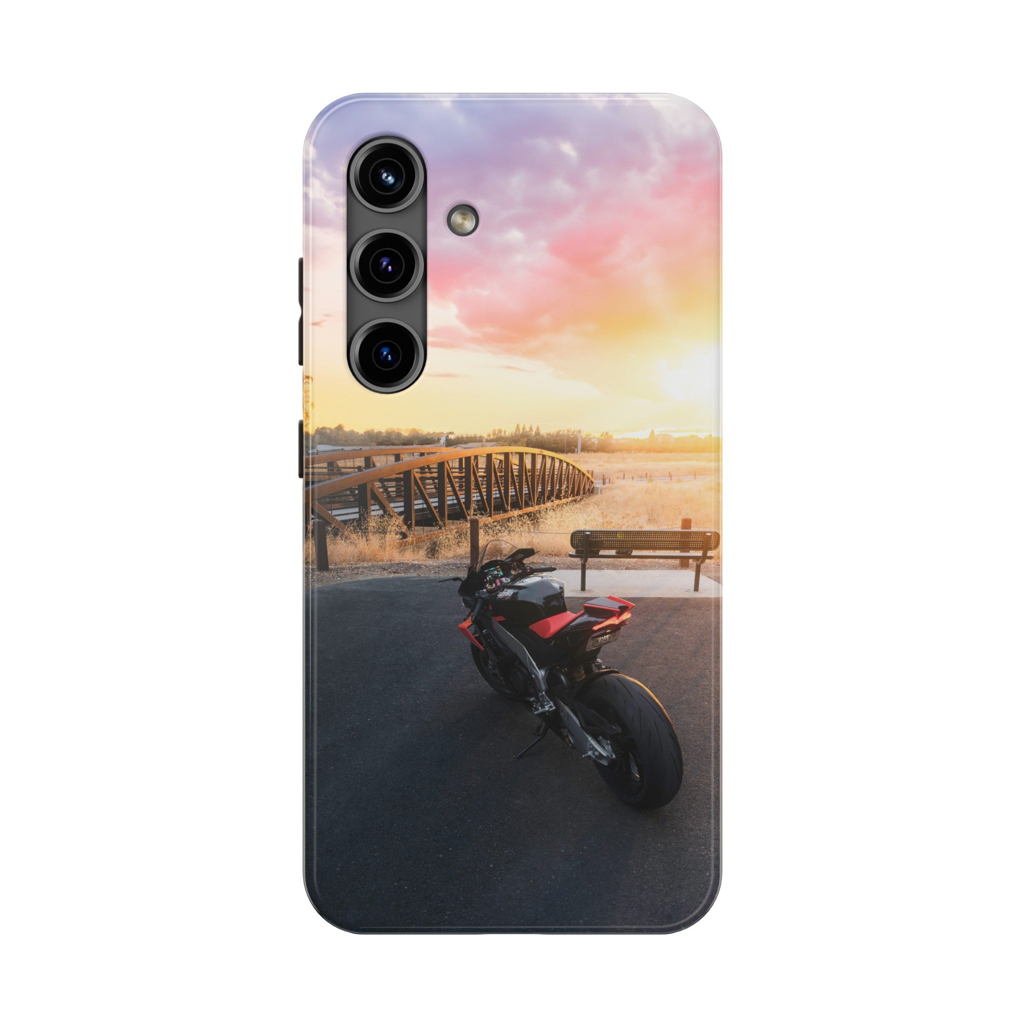 Aprilia RSV4 1100 Factory Motorcycle iPhone Case and Galaxy Phone Case #010 - Throttle Designs