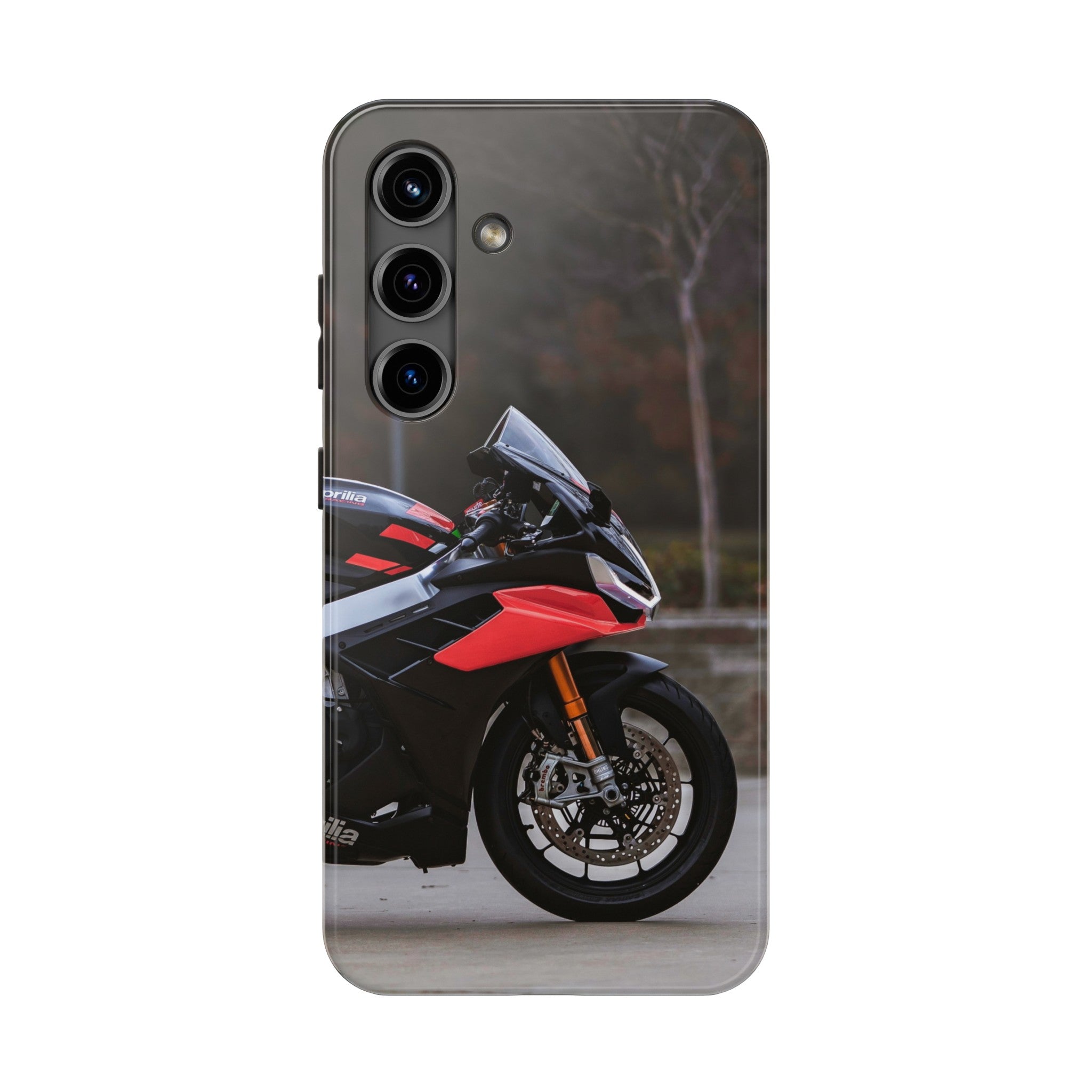 Aprilia RSV4 1100 Factory Motorcycle iPhone Case and Galaxy Phone Case #011 - Throttle Designs