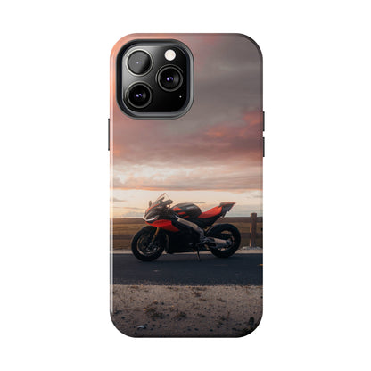 Aprilia RSV4 1100 Factory Motorcycle iPhone Case and Galaxy Phone Case #015 - Throttle Designs