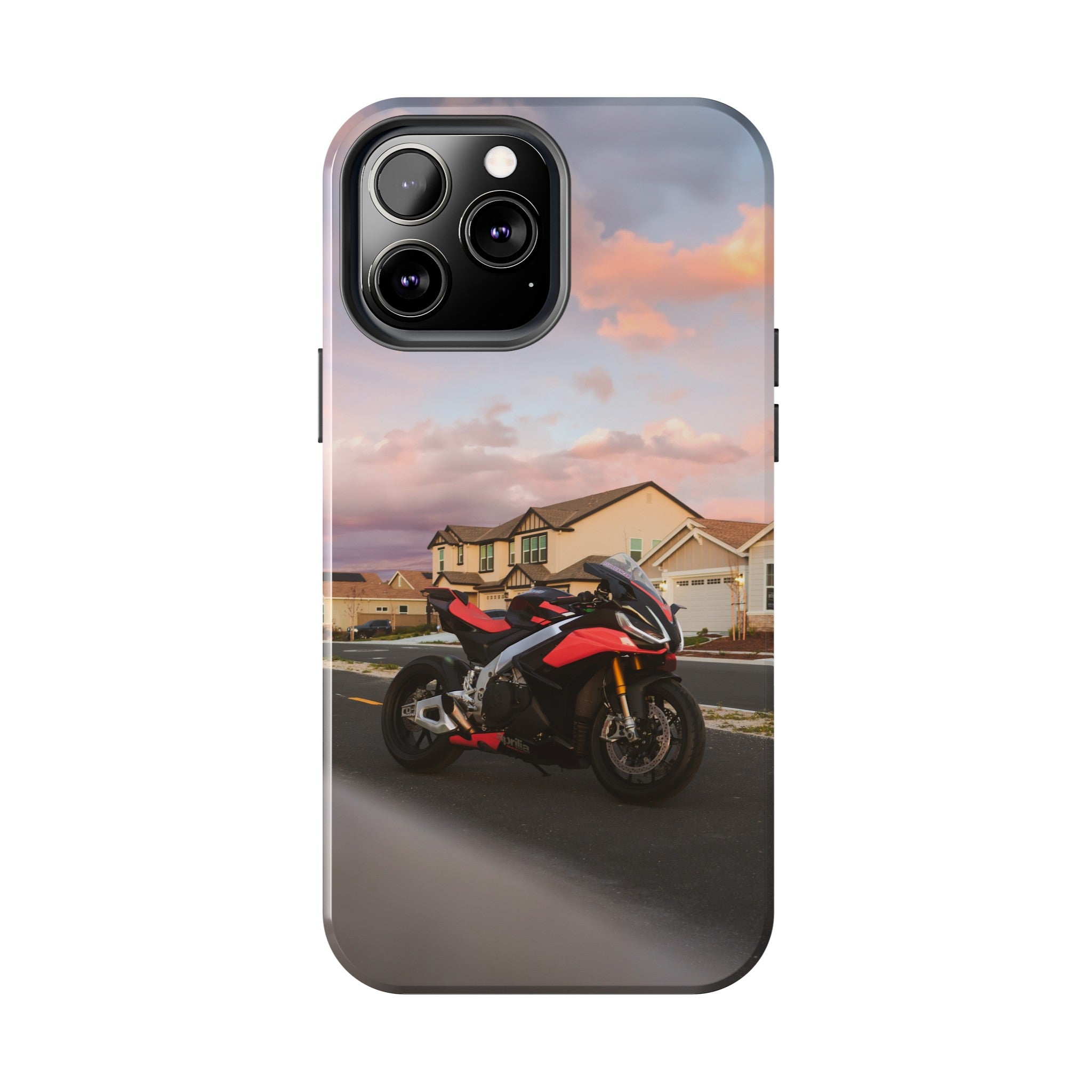 Aprilia RSV4 1100 Factory Motorcycle iPhone Case and Galaxy Phone Case #016 - Throttle Designs